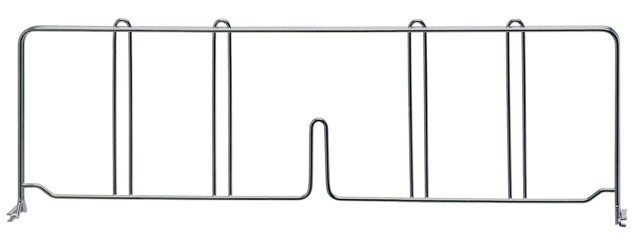 Wire Shelf Divider, 21"D x 8"H, 304 stainless steel, Stainless, 0, Stainless, DIV21S