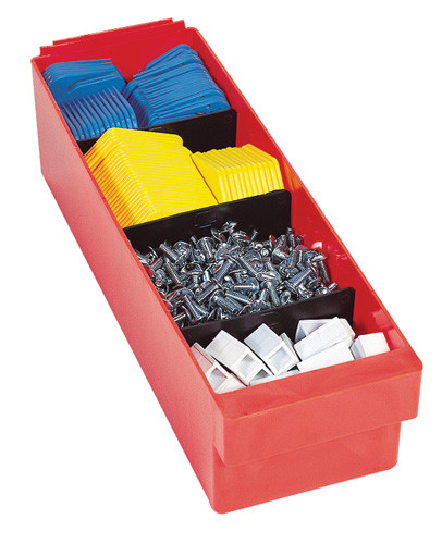 Divider, for use with QED801, Black, 0, HIPS, Case of 4, DIV801