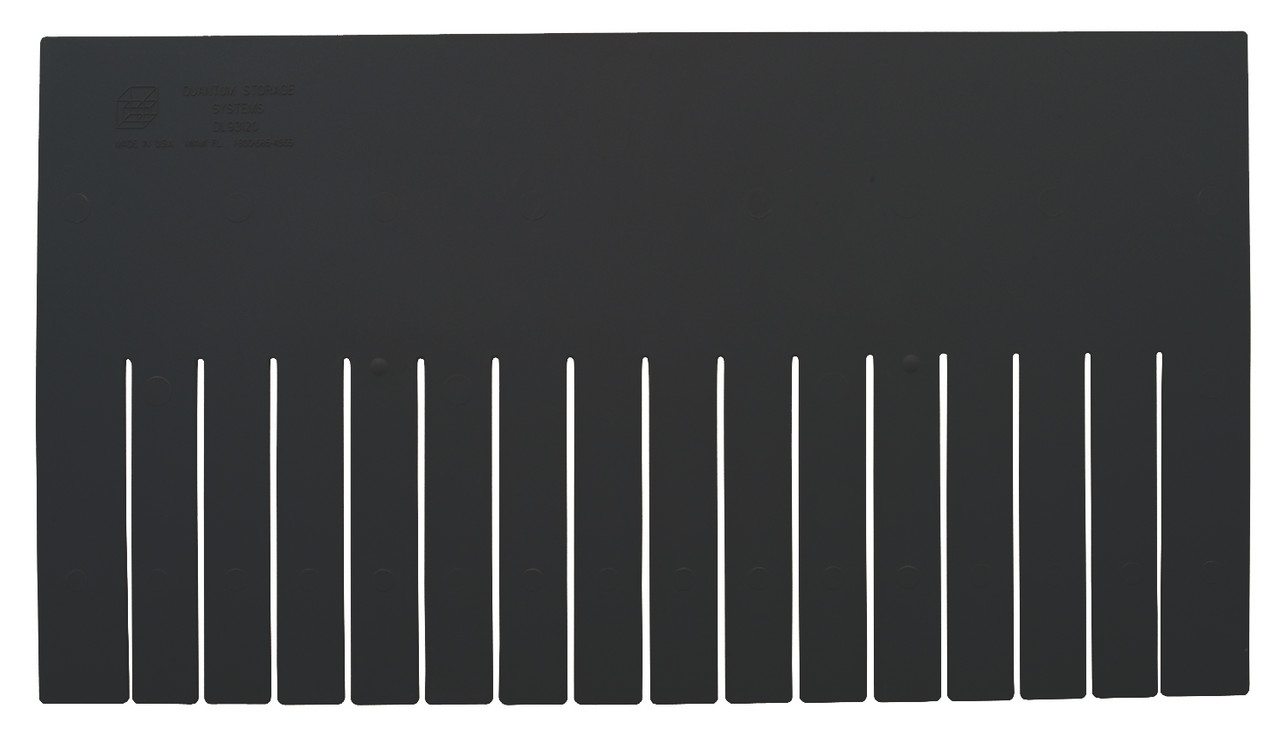 Long Divider, conductive, for use with DG93120CO, Black, 0, ESD, DL93120CO