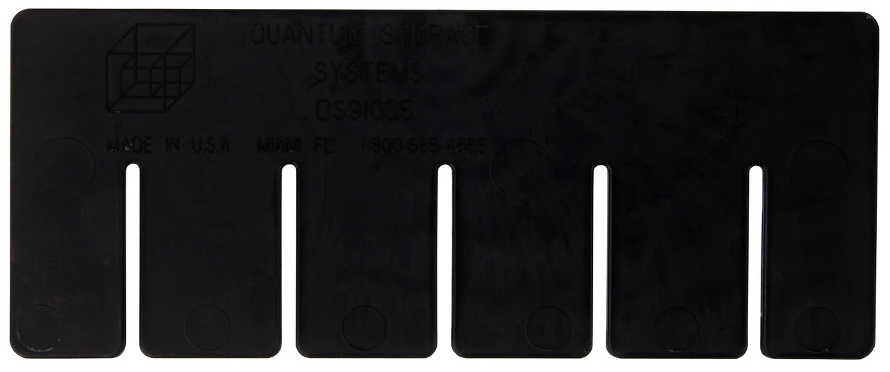 Short Divider, conductive, for use with DG91025CO, Black, 0, ESD, DS91025CO