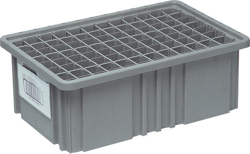 Short Divider, for use with DG93120, gray, Gray, 0, Polypropylene, Case of 6, DS93120