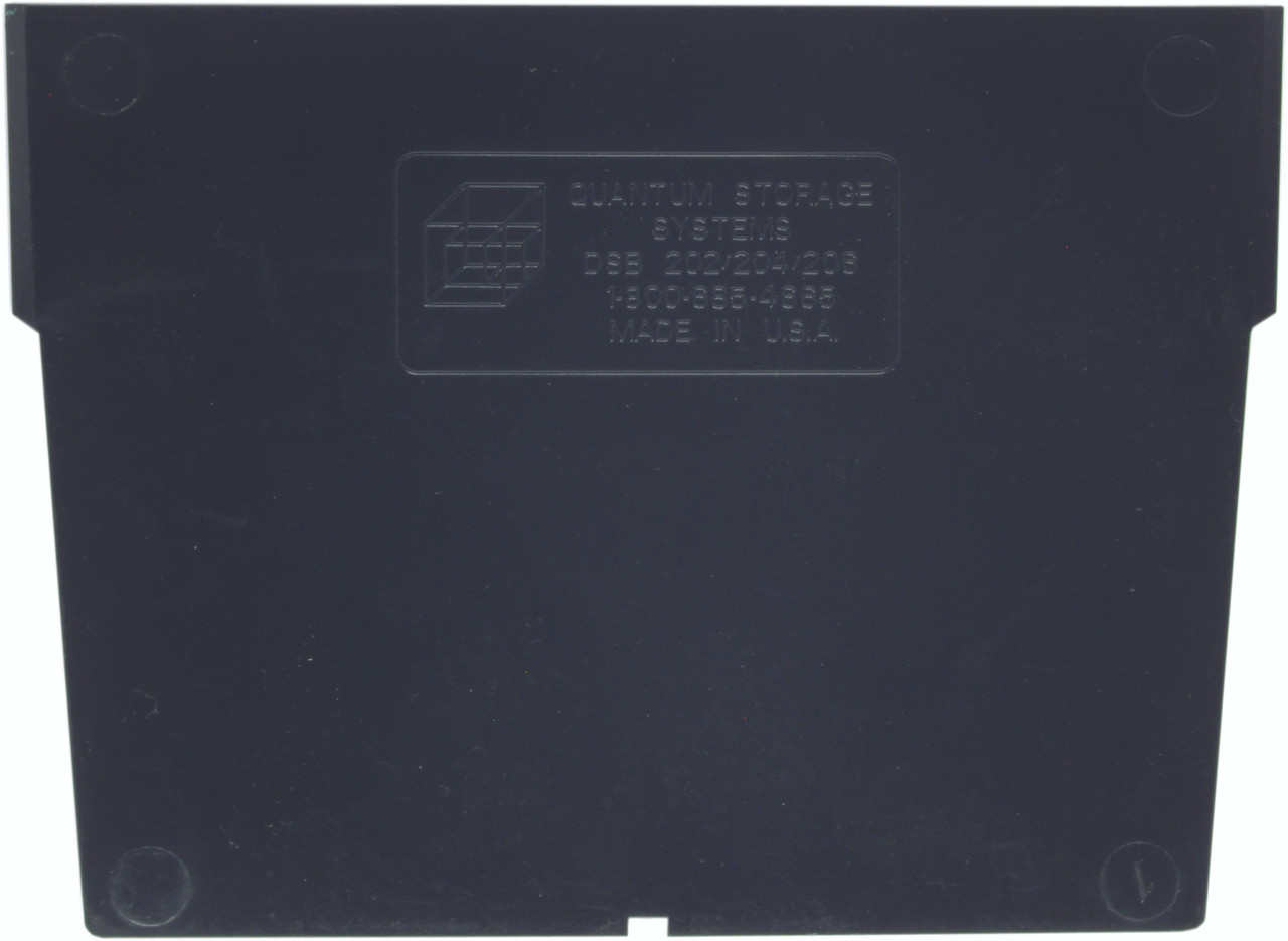 Bin Divider, for use with QSB202, black, Black, 0, TPP-40, DSB202