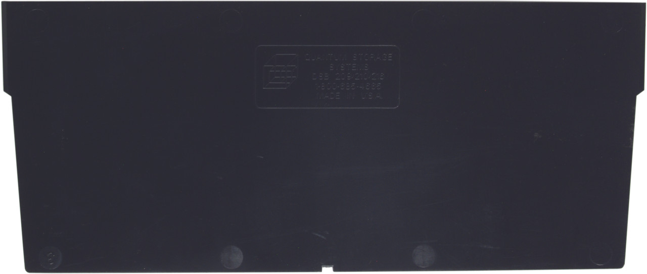 Bin Divider, for use with QSB216, black, Black, 0, TPP-40, DSB216