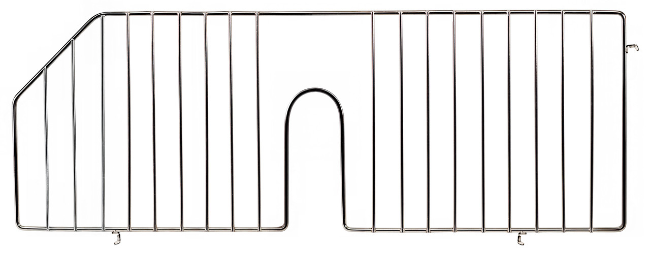 Basket Divider, for use with 24"D post baskets, chrome plated finish, Chrome, 0, Carbon Steel, DSK24