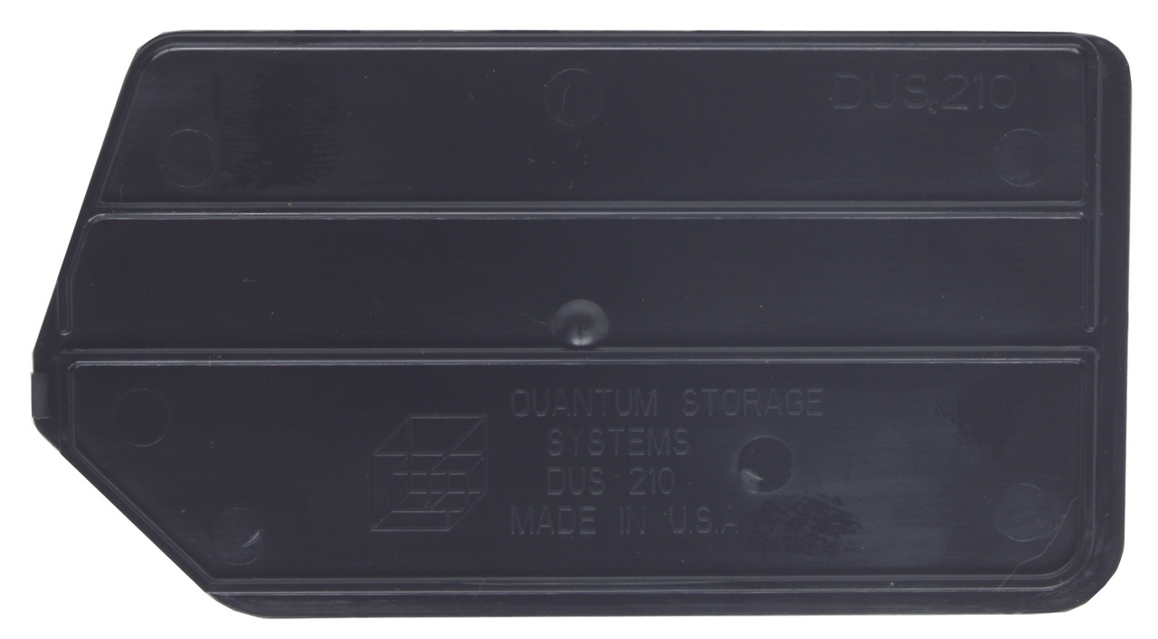 Bin Divider, conductive, for use with QUS210CO, Black, 0, ESD, DUS210CO