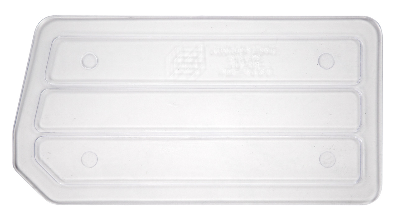 Bin Divider, clear, for bin QUS221 (pack of 6), Clear, 0, Polystyrene, DUS221CL