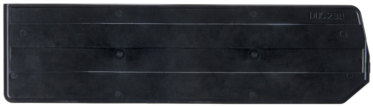 Bin Divider, for bin QUS238 (pack of 6), Made in USA, Black, 0, TPP-40, DUS238