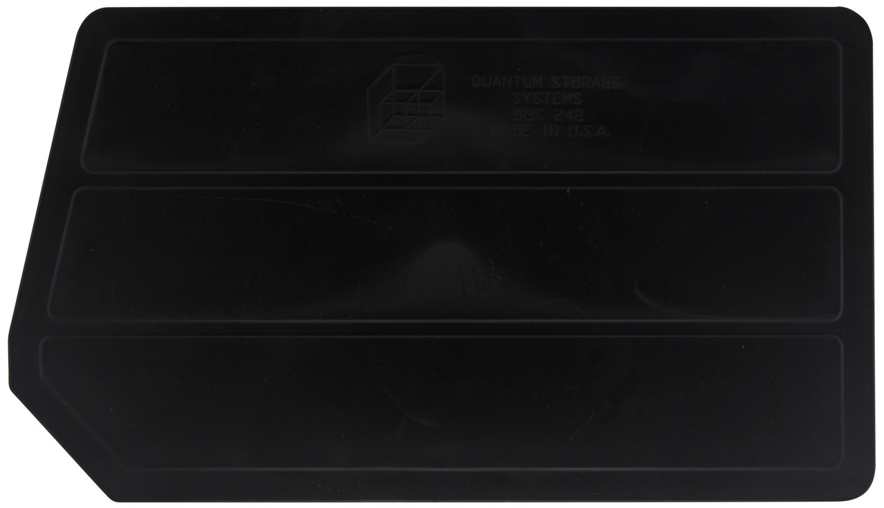 Bin Divider, for bin QUS242 (pack of 6), Made in USA, Black, 0, TPP-40, DUS242