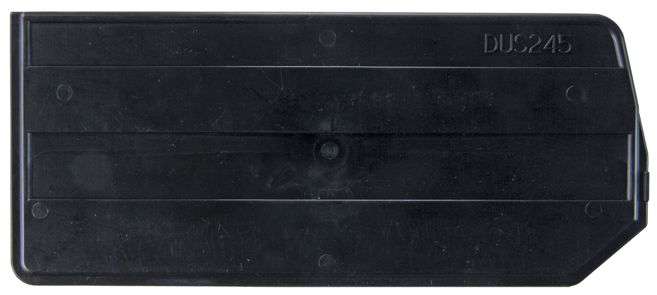 Bin Divider, for bin QUS245 (pack of 6), Made in USA, Black, 0, TPP-40, DUS245