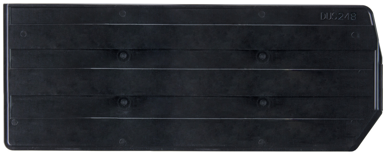 Bin Divider, for bin QUS248 (pack of 6), Made in USA, Black, 0, TPP-40, DUS248