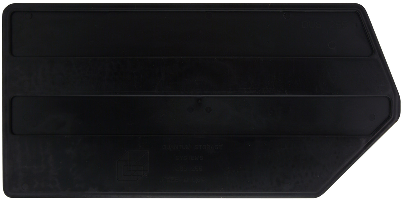 Bin Divider, conductive, for use with QUS255CO, Black, 0, ESD, DUS255CO