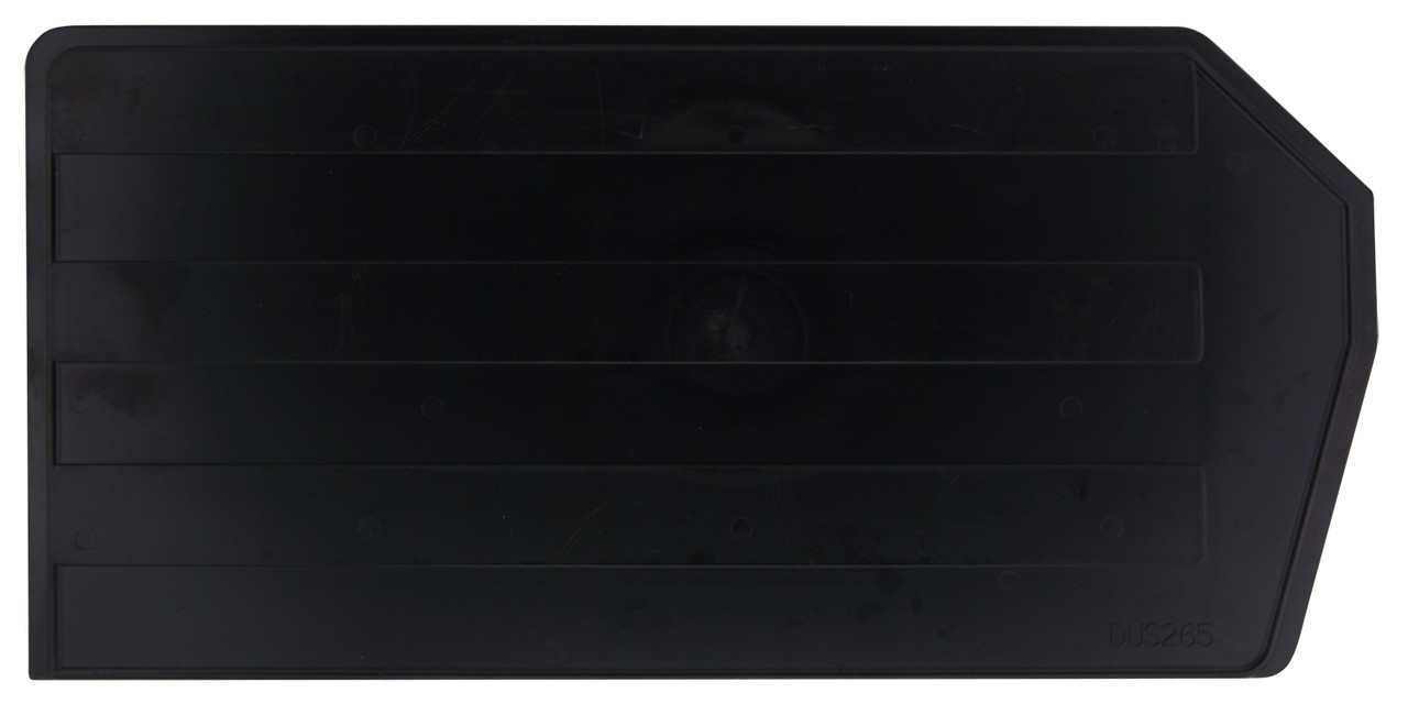 Bin Divider, for bin QUS265 (pack of 6), Made in USA, Black, 0, TPP-40, DUS265