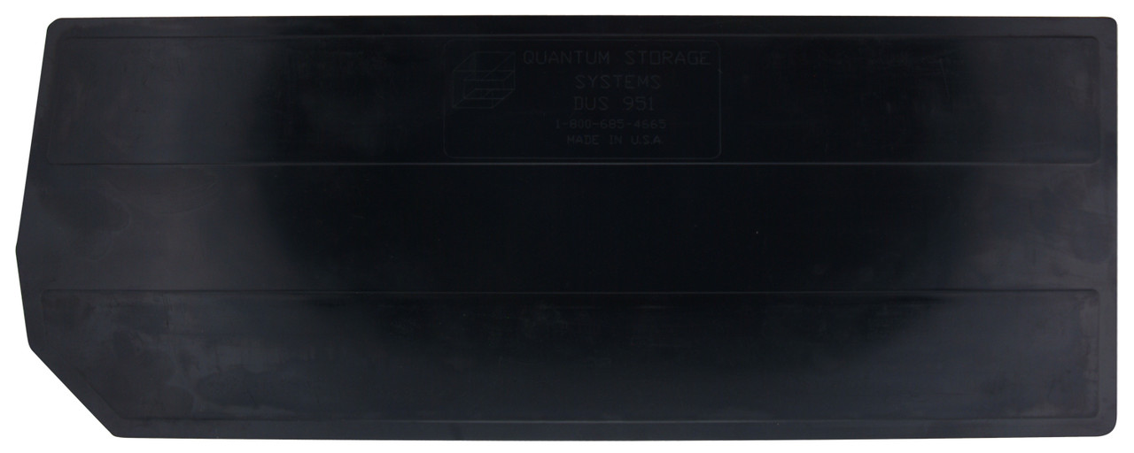 Bin Divider, for use with QUS952, black, Black, 0, TPP-40, DUS952