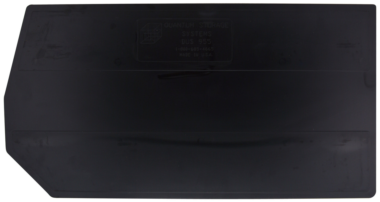 Bin Divider, for use with QUS957, black, Black, 0, TPP-40, DUS957