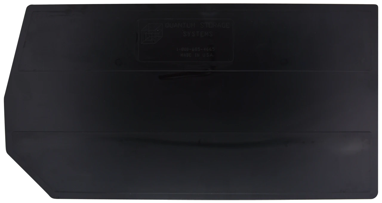 Bin Divider, for use with QUS975, black, Black, 0, TPP-40, DUS975
