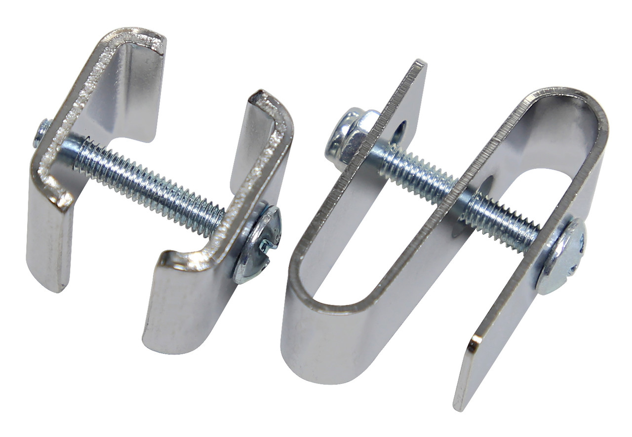 Security S-Hook, chrome plated finish, pack of 2, Chrome, 0, Carbon Steel, EP-CLIP