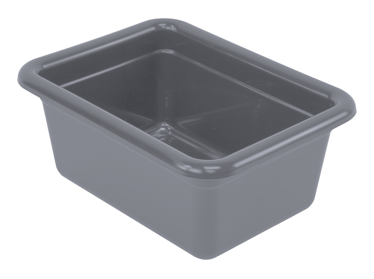 Bussing Tub, 9-1/16"W x 12-1/16"L x 5-1/8"H, polypropylene, Gray, Gray, Polypropylene, FSB-1295GYCS