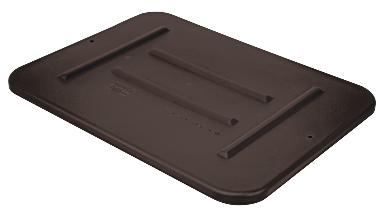 Bussing Tub Lid, 16-1/2"W x 22"L x 3/4"H, for use with FSB-20155R, Brown, 0, Polypropylene, FSB-L2216BN