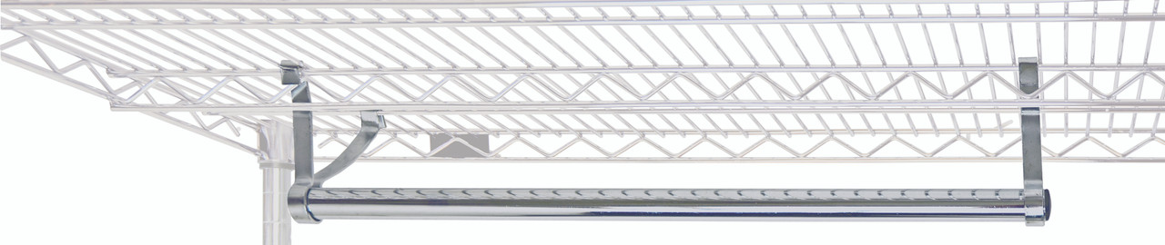 Hang Bar, 24"W, chrome plated finish, Chrome, 0, Carbon Steel, GR24