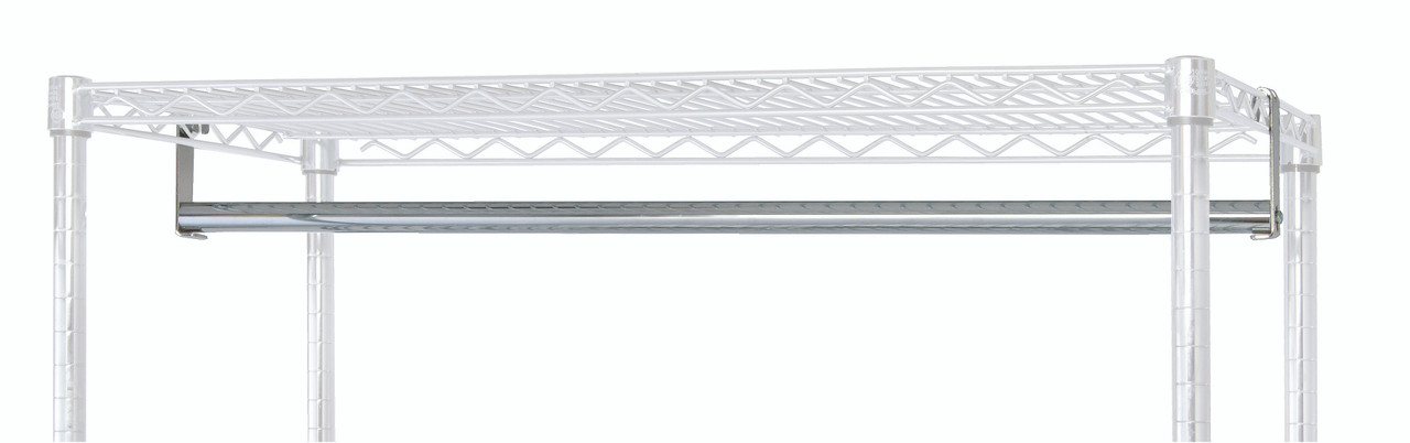 Hang Bar, 60"W, chrome plated finish, Chrome, 0, Carbon Steel, GR60