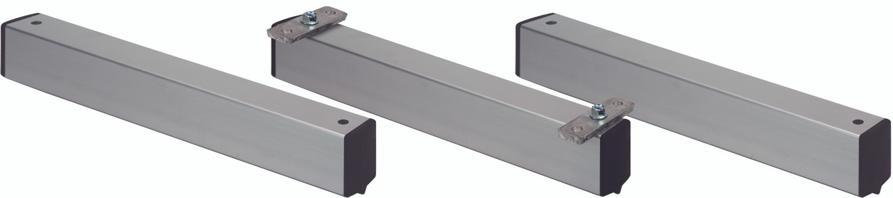 Three skates for Floor Track Systems, includes (1) wing kit, aluminum, Gray Metallic, 0, Aluminum, HD24-3