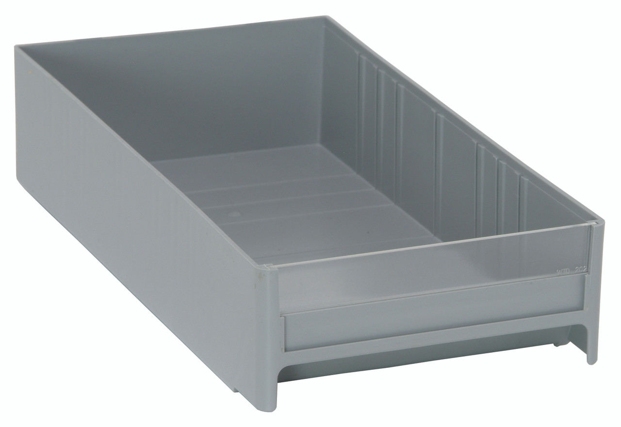 Interlocking Cabinet Drawer, 11"L x 5-5/8"W x 2-1/2"H, high impact polysterine, Gray, Gray, Polysterine, IDR203GYCS