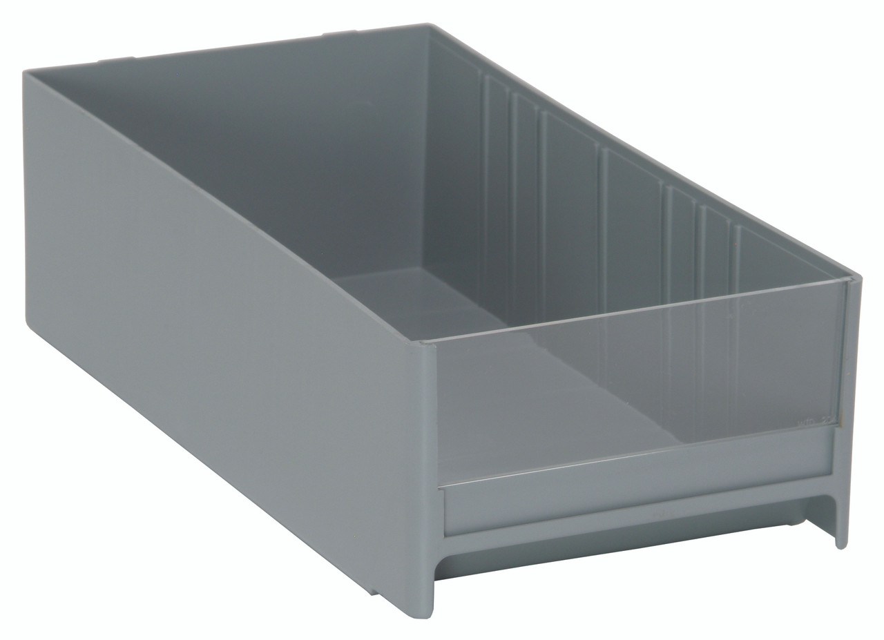 Interlocking Cabinet Drawer, 11"L x 5-5/8"W x 3-5/16"H, high impact polysterine, Gray, Gray, Polysterine, IDR204GYCS