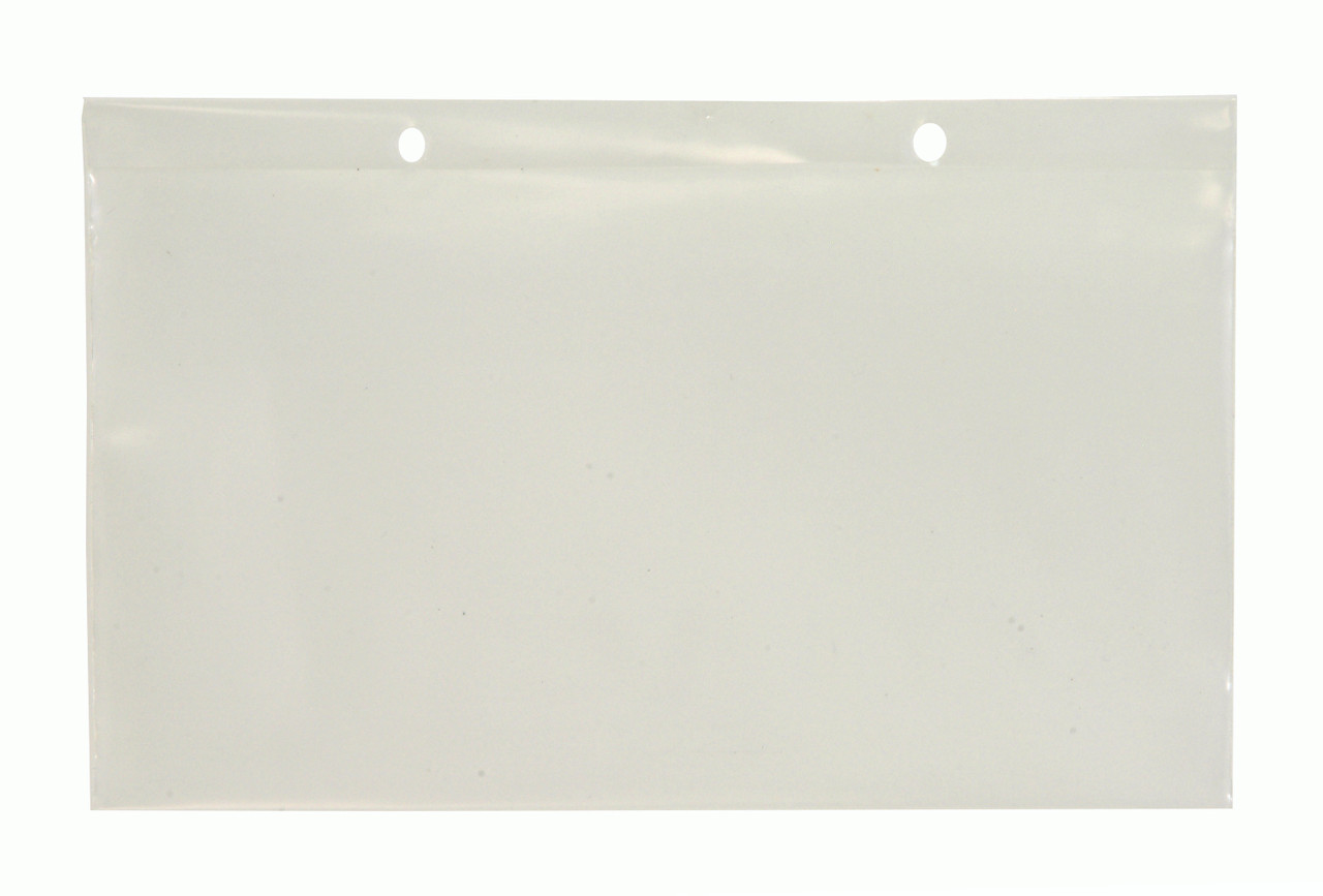 Label Holder, clear, 5"W x 3"H, Clear, 0, Polyethylene, LBL3X5
