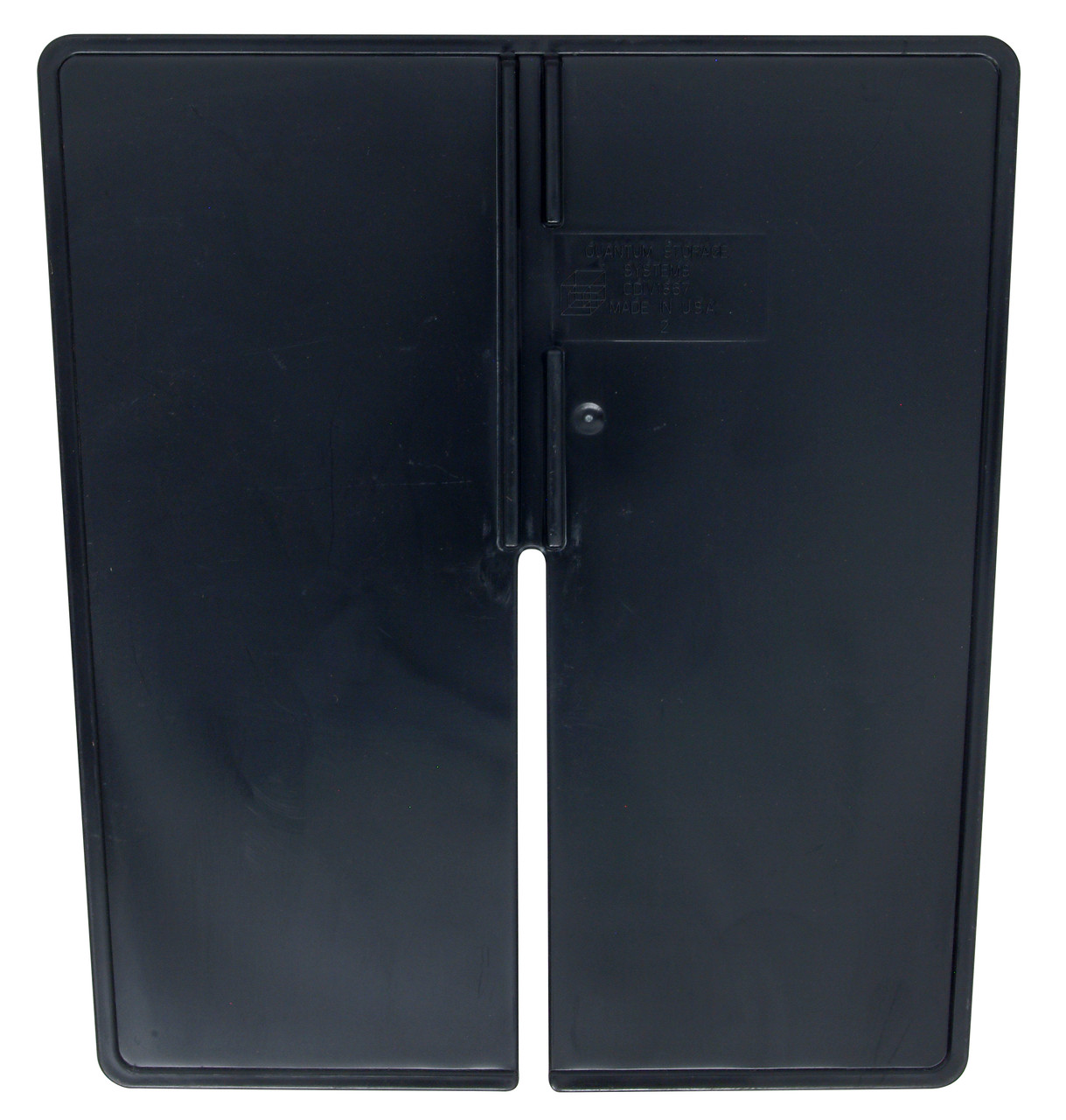 Long Divider, for use with QP1265, Made in USA (pack of 10), Black, 0, HIPS, LD1265
