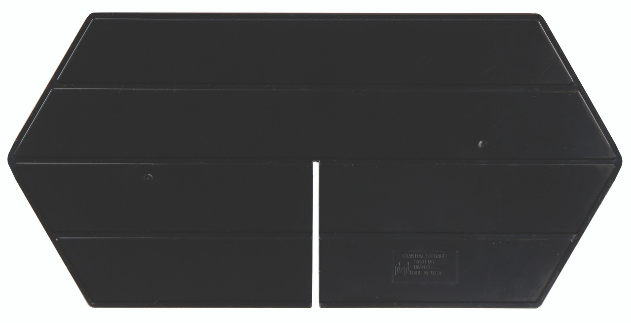 Long Divider, for use with QP1496, Made in USA (pack of 10), Black, 0, HIPS, LD1496