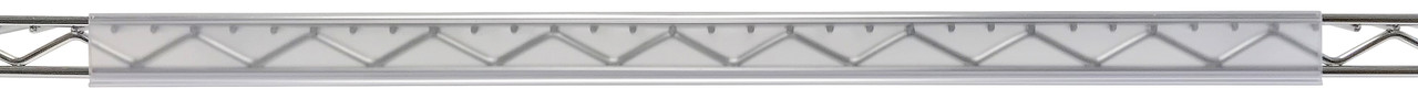 Label Holder, 69", designed for 72"W shelf, Clear, 0, Plastic, LH69C