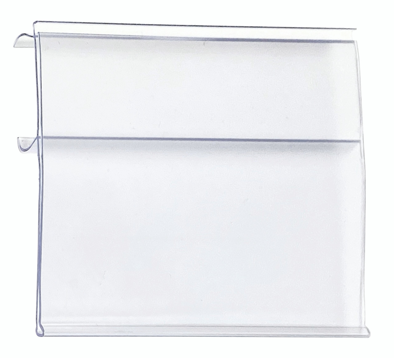 Extended Label Holder, 4"W x 2"H, clear, Clear, 0, Plastic, LHE2X4C