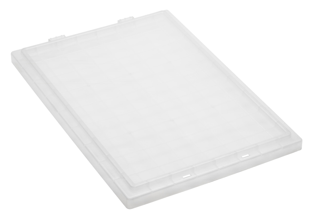 Tote Box Lid, for use with SNT200, clear, Clear, 0, Polypropylene, LID201CLCS