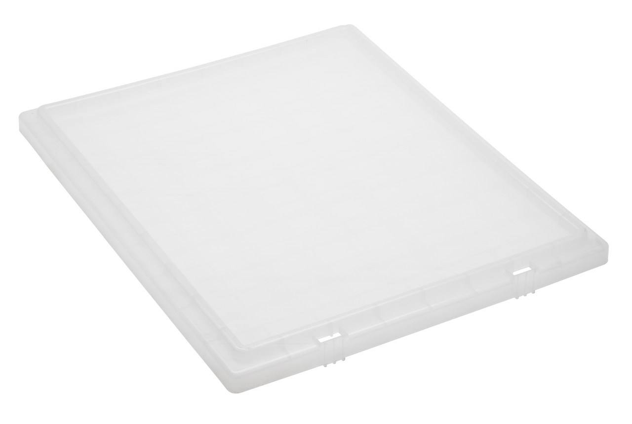Tote Box Lid, for use with SNT225 and SNT230, clear, Clear, 0, Polypropylene, LID231CLCS