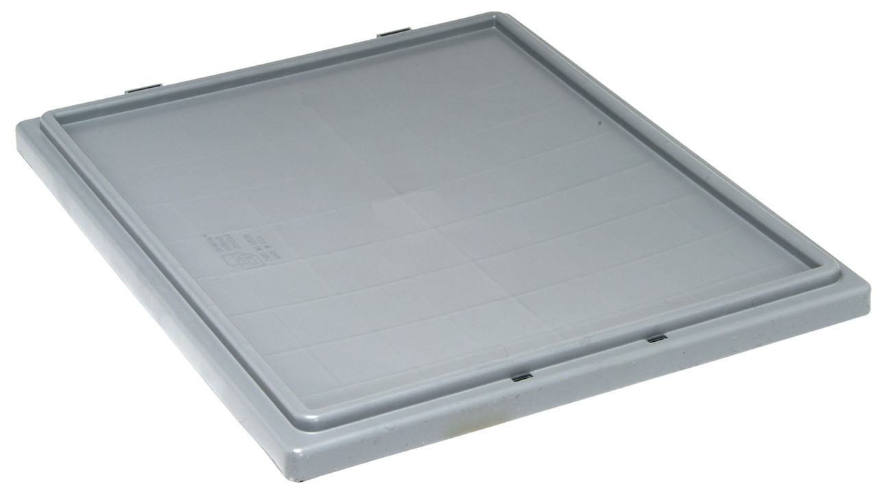 Tote Box Lid, for use with SNT225 and SNT230, gray, Gray, 0, Polypropylene, LID231GY