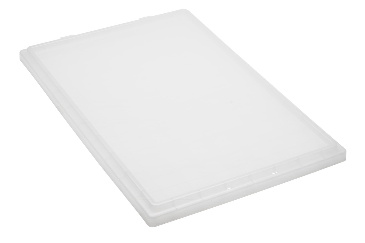 Tote Box Lid, for use with SNT300, clear, Clear, 0, Polypropylene, LID301CLCS