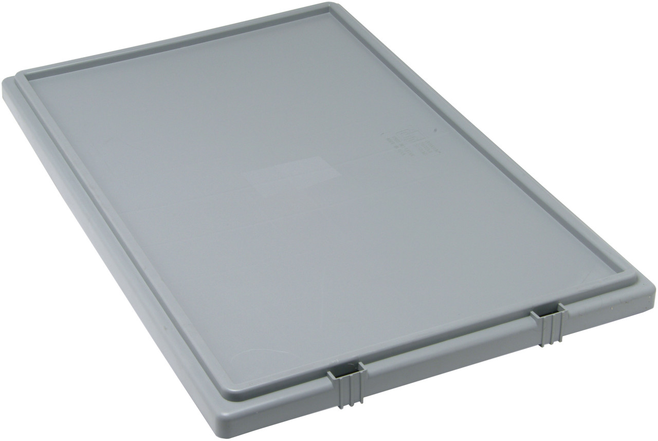 Tote Box Lid, for use with SNT300, gray, Gray, 0, Polypropylene, LID301GY
