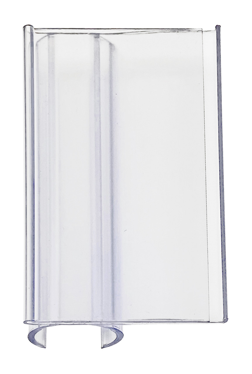 Post Label Holder, 4" x 2" (12 pack), Clear, 0, Plastic, PLH2X4C