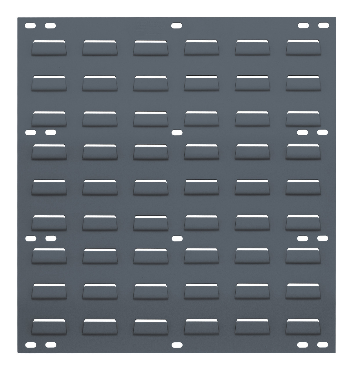 Louvered Panel, wall mounted, 18"L x 0.25"D x 19"H, Gray, 0, Carbon Steel, QLP-1819