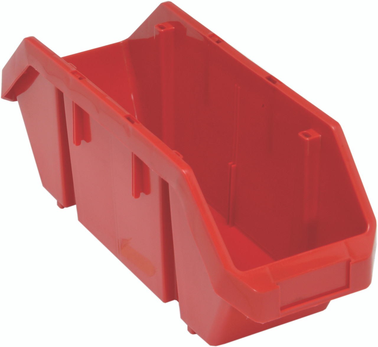 QuickPick Bin, 18-1/2"W x 6-5/8"D x 7"H, allows double sided access to stored items, Red, Red, Polypropylene, QP1867RDCS