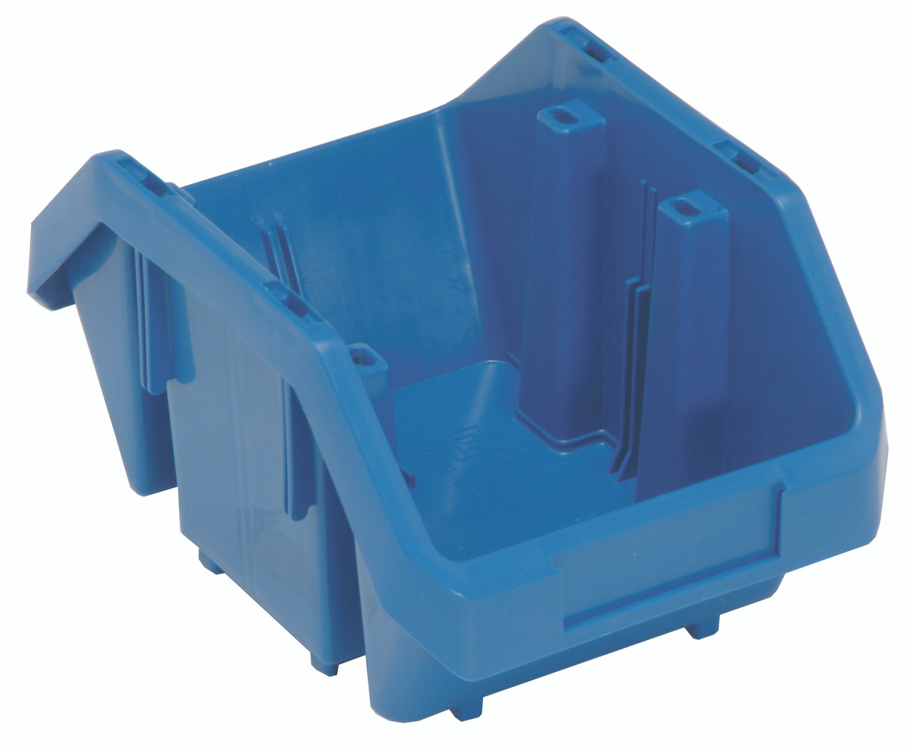 QuickPick Bin, 9-1/2"W x 6-5/8"D x 5"H, allows double sided access to stored items, Blue, Blue, Polypropylene, QP965BL