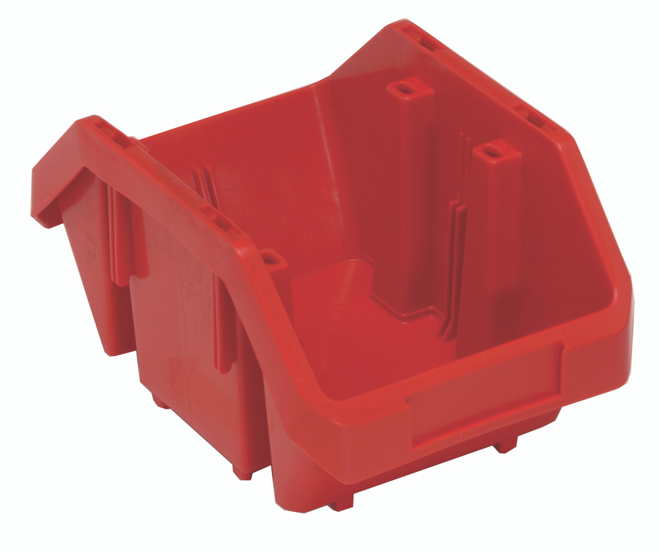 QuickPick Bin, 9-1/2"W x 6-5/8"D x 5"H, allows double sided access to stored items, Red, Red, Polypropylene, QP965RD