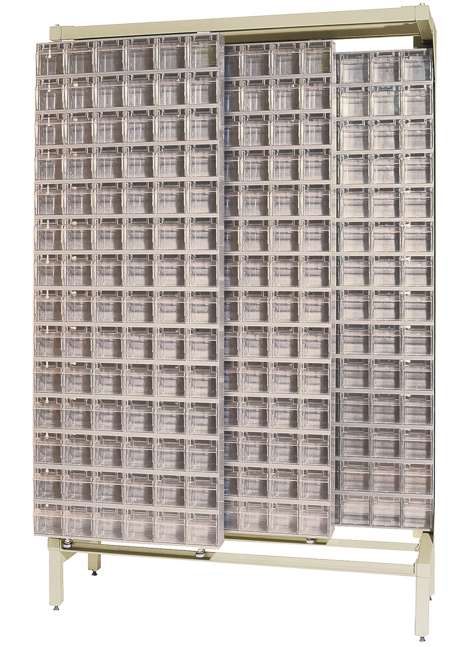 Free Standing Slider, 48"W x 18"D x 77"H, 2000 lbs load capacity, Ivory, Ivory, Carbon Steel, QS-306-56IV
