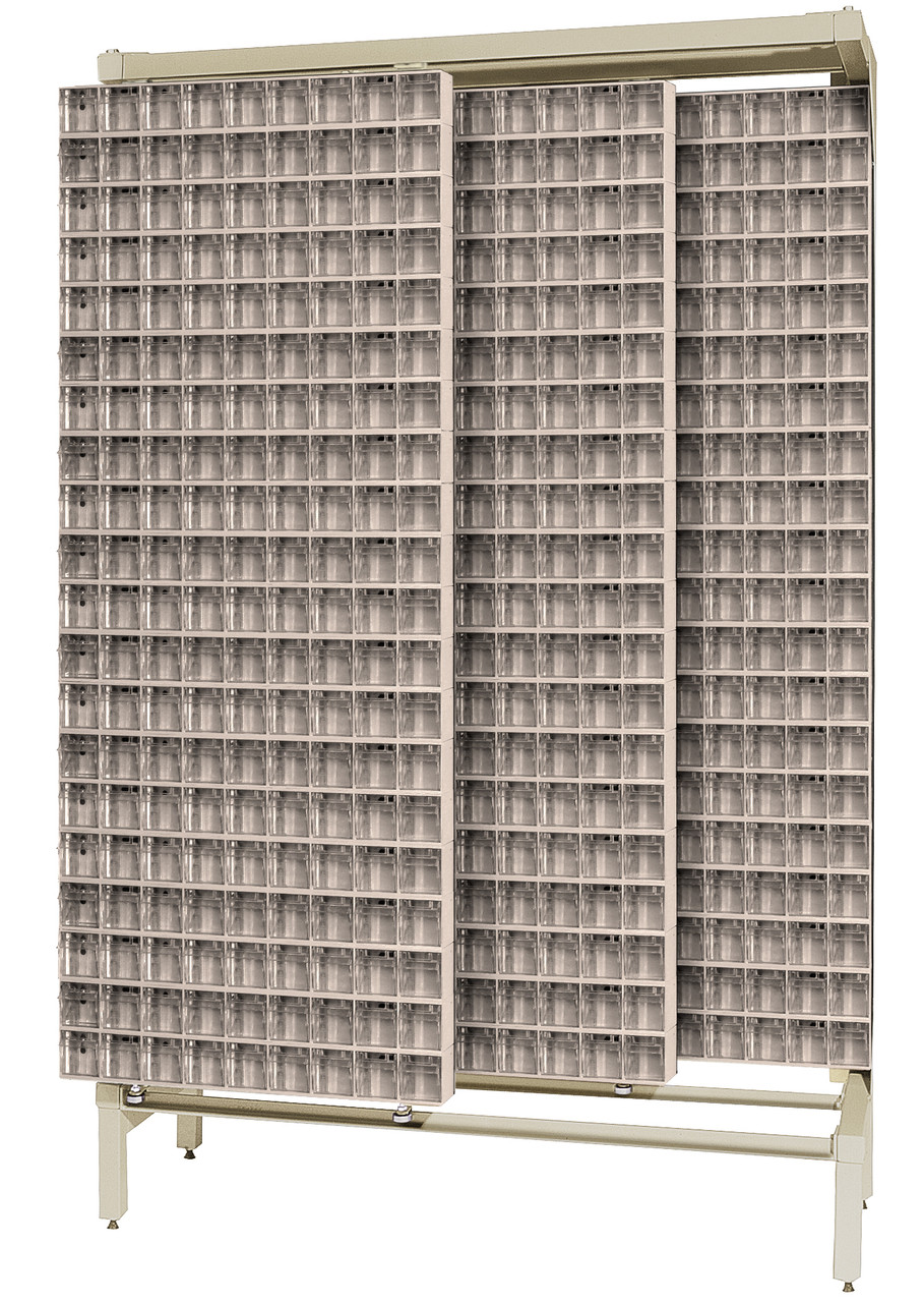 Free Standing Slider, 48"W x 18"D x 77"H, 2000 lbs load capacity, Ivory, Ivory, Carbon Steel, QS-309-80IV