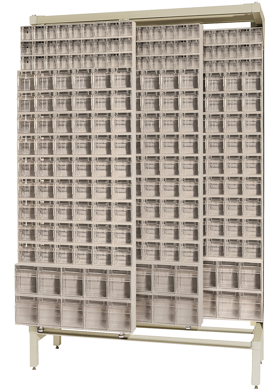 Free Standing Slider, 48"W x 18"D x 77"H, 2000 lbs load capacity, Ivory, Ivory, Carbon Steel, QS-569-56IV