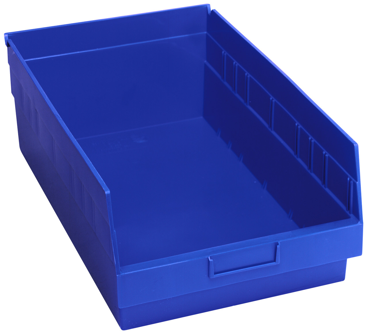 Economy Shelf Bin, nesting, 11-1/8"W x 17-7/8"L x 6"H, Blue, Blue, Polypropylene, QSB210BL