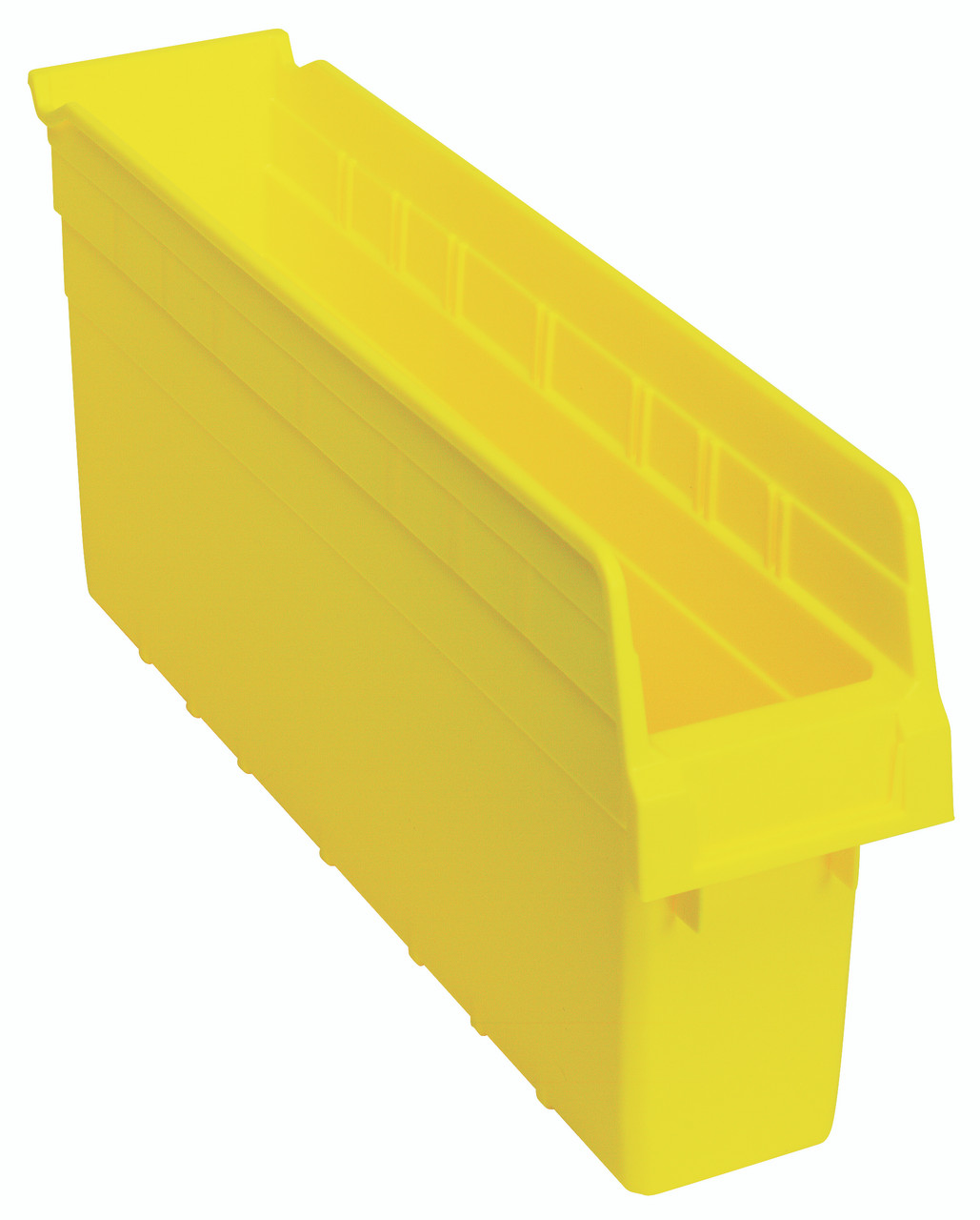 Economy Shelf Bin, nesting, 4-1/8"W x 17-7/8"L x 4"H, Yellow, Yellow, Polypropylene, QSB803YL