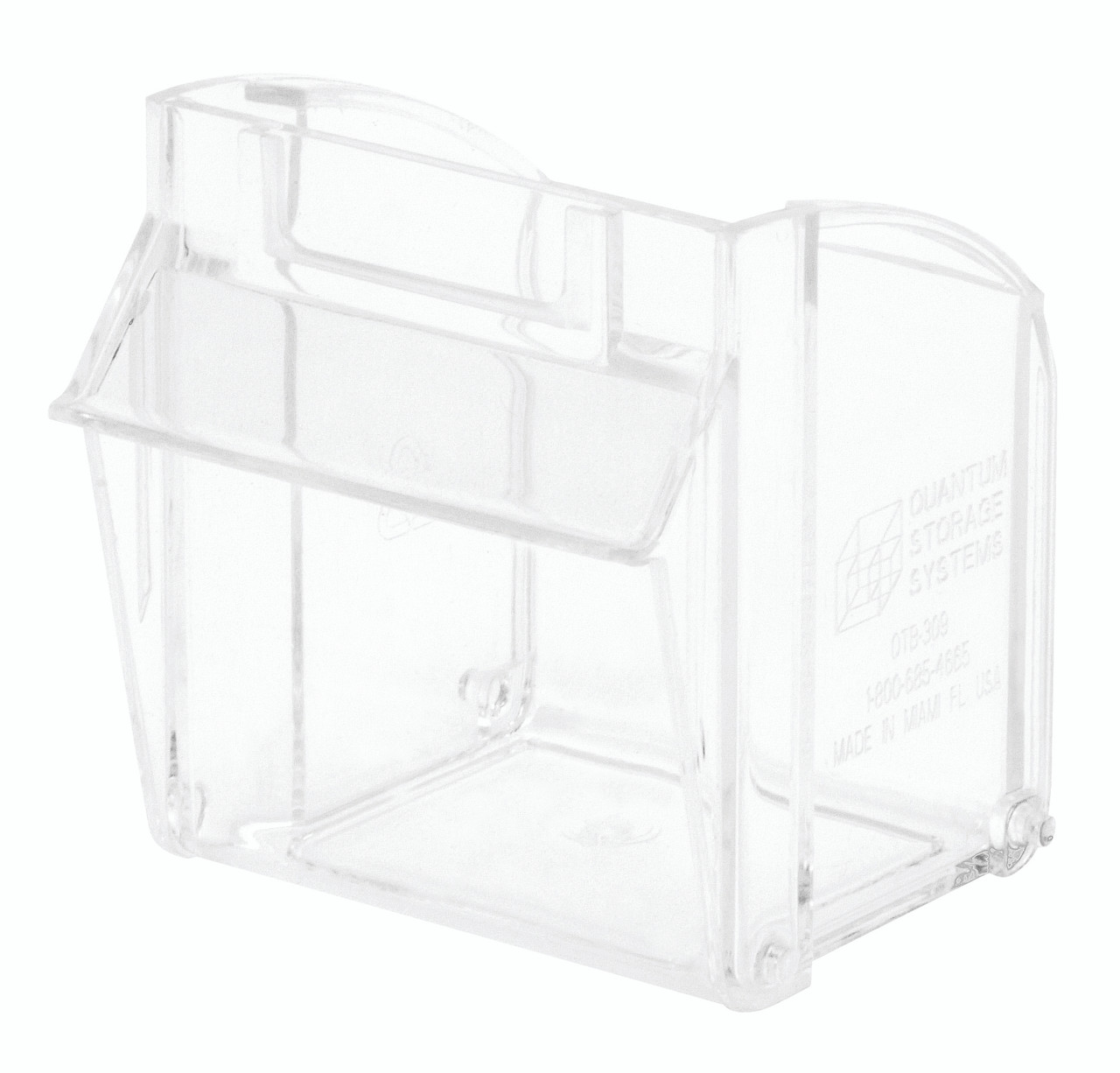 Tip Out Bin, cup only, for use with QTB304 bins, Crystal, 0, GPP-10, QTB304CUP