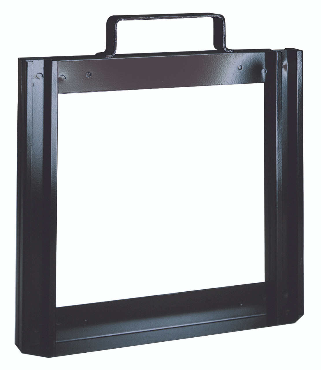 Tip Out Bin Portable Frame, 24"W x 14"H, black powder coated finish steel (bins sold separately), Black, 0, Carbon Steel, QTF320