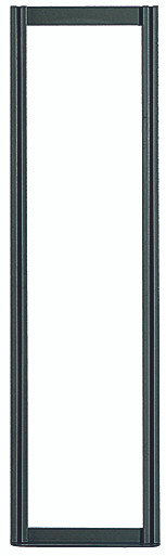 Tip Out Bin Frame, 48"H, black powder coated finish steel, Black, 0, Carbon Steel, QTF48